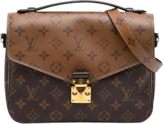 Louis Vuitton Pre-owned Reverse Pochette Metis - Dames - Vintage Schoudertas - Bruin - ONE Size - Vintage