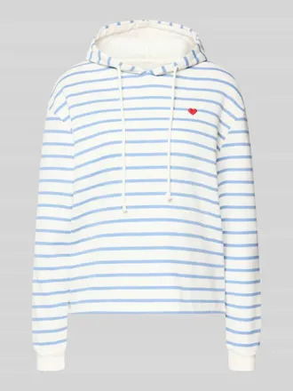 Pieces Regular Fit Hoodie aus Baumwoll-Mix Modell CHILLI in Hellblau, Gr&ouml;&szlig;e XL