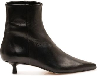 Aeyde Schoenen, Dames, Zwart, 41 EU, Leer, Sofie Enkellaarsjes