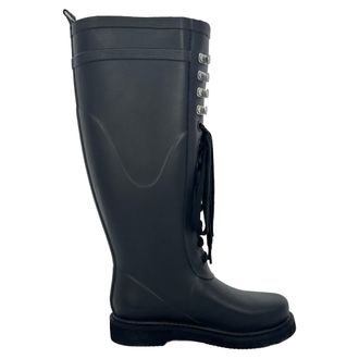 Off-white Off-White Kniehoge Laarzen van Zwart PVC