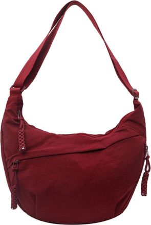 Generic Crescent Bag, Women Men Portable Crossbody Dumpling Bag With Adjustable Strap Curved Half-Moon Design Solid Shoulder Bags Side Hobo Casual Messenger B