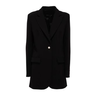 Ermanno Scervino Dames, Jassen, Zwart, Maat: M Viscose