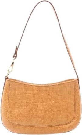 Loewe Pre-owned Shoulder Bag - Dames - Vintage Schoudertas - Bruin - ONE Size - Leer - Vintage