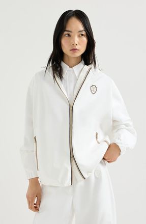 Brunello Cucinelli Nylon outerwear in White at Nordstrom, Size 42 It