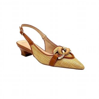 Ex&eacute; Womens Helen Heels In Beige Brown