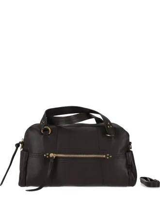 Jerome Dreyfuss Lucky Bowling shoulder bag - women - Buffalo Leather/Cotton/Goat Skin - One Size - Brown