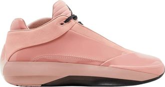 Nike Jordan Schoenen, Heren, Roze, 47 1/2 EU, Leer, 40 Basketballschoen