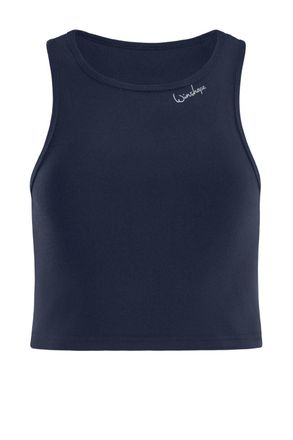 Winshape Tanktop WINSHAPE AET135LS, Damen, Gr. XXL, grau (anthrazit), 85% Polyester, 15% Elasthan, Rundhals, Tops Tanktop, Functional Light and Soft