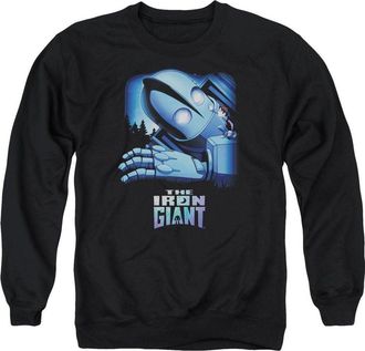Gildan Iron Giant Giant And Hogarth Adult Crewneck Sweatshirt