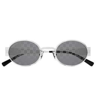 Gucci Sunglasses Gg1854 S 002 Silver/Smoke Gray Unisex
