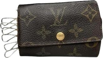 Louis Vuitton Pre-owned Canvas Sleutelhanger - unisex - Vintage Accessoires - Bruin - ONE Size - Vintage