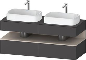 Duravit Qatego Consola Mueble Bajo Lavabo, 2 Extensiones, 2 - Duravit