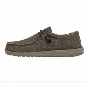 Hey Dude Mens Wally Tri Casual Slip-On Shoes In Caribou