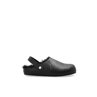 Stella McCartney Slippers gemaakt van eco-leer - Dames - Klompen - Zwart - 38 EU - Leer - Schoenen