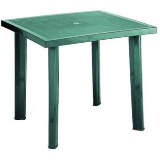 Progarden Mesa Plastico Verde 80x75x72h Cm. Escama