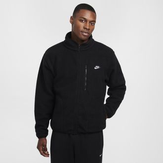 Nike Mens Nike Sportswear Club Fleece Jacket in Black | FZ0888-010
