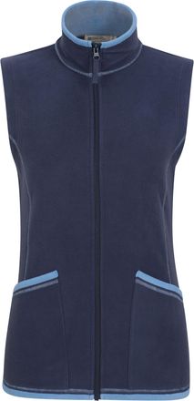 Mountain Warehouse Montana Womens Full Zip Gilet - Lightweight & Breathable Thermal Micro Fleeced Ladies Vest - Autumn, Winter Camping, Outdoors, Travelling & Hiking Nav