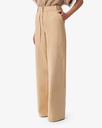 Iro Meska Trousers In Beige