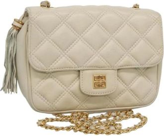 Givenchy Pre-owned borse di pelle a tracolla - - Pre-owned - Donna - Bianco - ONE SIZE