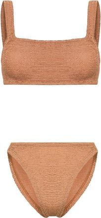 Hunza G Xandra Bikini Metallic Crinkle