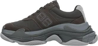 Balenciaga Sneakers, male, Gray, Size: 7 US Nylon sneakers