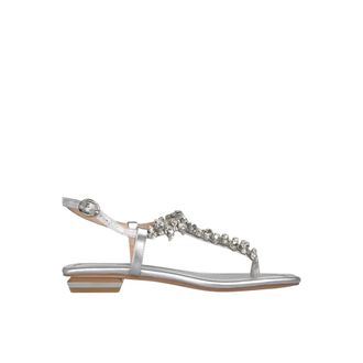 Alma En Pena Flat Toe Sandal - female - ALMA EN PENA - Flat Sandals - Gray - 5 UK - Shoes