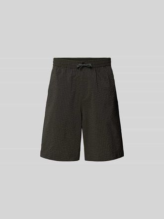 Maison Kitsun&eacute; Shorts mit Tunnelzug in Dunkelgruen, Gr&ouml;&szlig;e 38