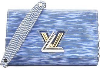 Louis Vuitton Twist Chain Wallet Epi Leather crossbody bag - Blauw