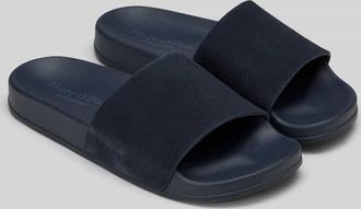 Marc O'Polo Badeschuhe mit Label-Pr&auml;gung in Dunkelblau, Gr&ouml;&szlig;e 36