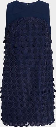 Trina Turk Bev 2 Cutout Woven Paillette Mini Dress