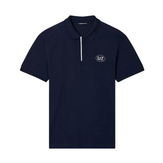 Emporio Armani Polo Shirts - Heren - Polos - Blauw - XL - Katoen - Tops