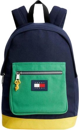 Tommy Jeans Casual Beach Hiker Rugzak Blauw - Dames - Rugzakken - Veelkleurig - ONE Size - Polyester - Tassen