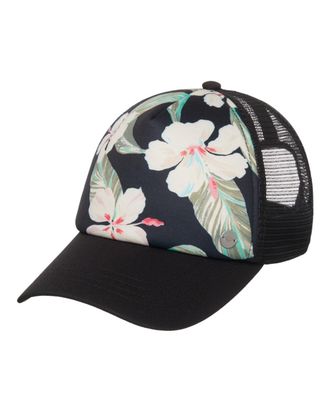 Roxy Trucker Cap ROXY Beautiful Morning, Damen, anthrazit spring charming, Kunstfaser, Caps Trucker Cap