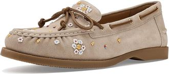 Free People Sandy Seed Bead Boat Shoes Womens Slippers Oyster Cove Suede : EU 38.5 (US Womens 8.5) M