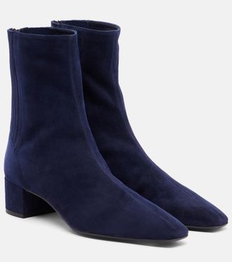 Aquazzura Saint Honor&eacute; suede ankle boots
