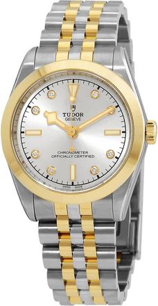 Tudor Black Bay 31 S&G Automatic Diamond Silver Dial Mens Watch M79603-0007