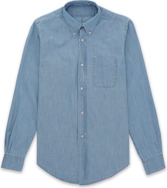 Fortela King Chambray Shirt in Light Blue at Nordstrom, Size Xx-Large