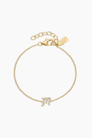 Electric Picks Just My Type Initial Bracelet in Gold-M at Nordstrom