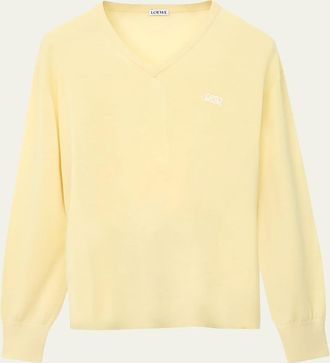 Loewe Oversized Cashmere Polo Sweater