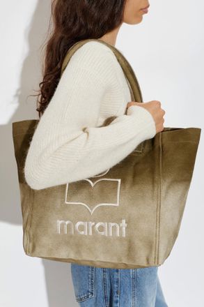 Isabel Marant Yenky Small Bag, Womens, Green