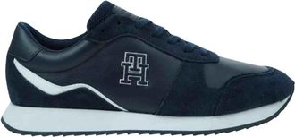 Tommy Hilfiger Blauwe Sneakers - Heren - Sneakers - Blauw - 41 EU - Schoenen