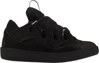 Lanvin Curb Sneakers - Heren - Sneakers - Zwart - 42 EU - Leer - Schoenen