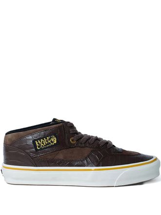 Vans Half Cab 33 Vibram croc-embossed sneakers - men - Nubuck Leather/Suede/Leather/Rubber - 10.5 - Brown