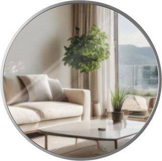 Clp Espejo De Pared Elsie Plateado M