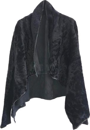 Rick Owens Hun collection Shearling Cape Size S