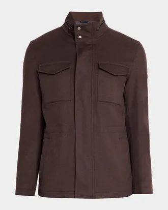 Herno Men & apos;s Virgin Wool-Cashmere Jacket
