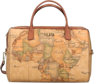 Alviero Martini 1A Classe Borsa tote con stampa mappa - Toni neutri