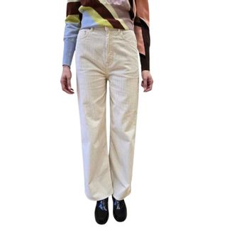 Paul Smith Dames, Broeken, Wit, Maat: 2XS Katoen