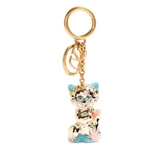 Valentino Garavani House Cat Keyring - female - Valentino Garavani - Keychains - Yellow - ONE SIZE - Accessories