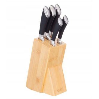 OEM Juego De Cuchillos Lupus En Bloque De 6 Elementos Nois